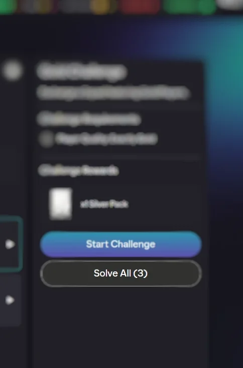 Solve All (N) button on SBC set page