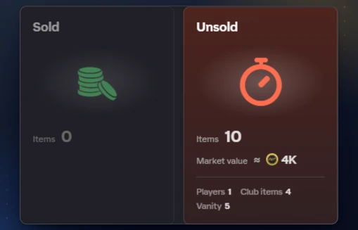 FC Helper's Transfer List window with Sold, Unsold, Available and Listed and the bottom action bar
